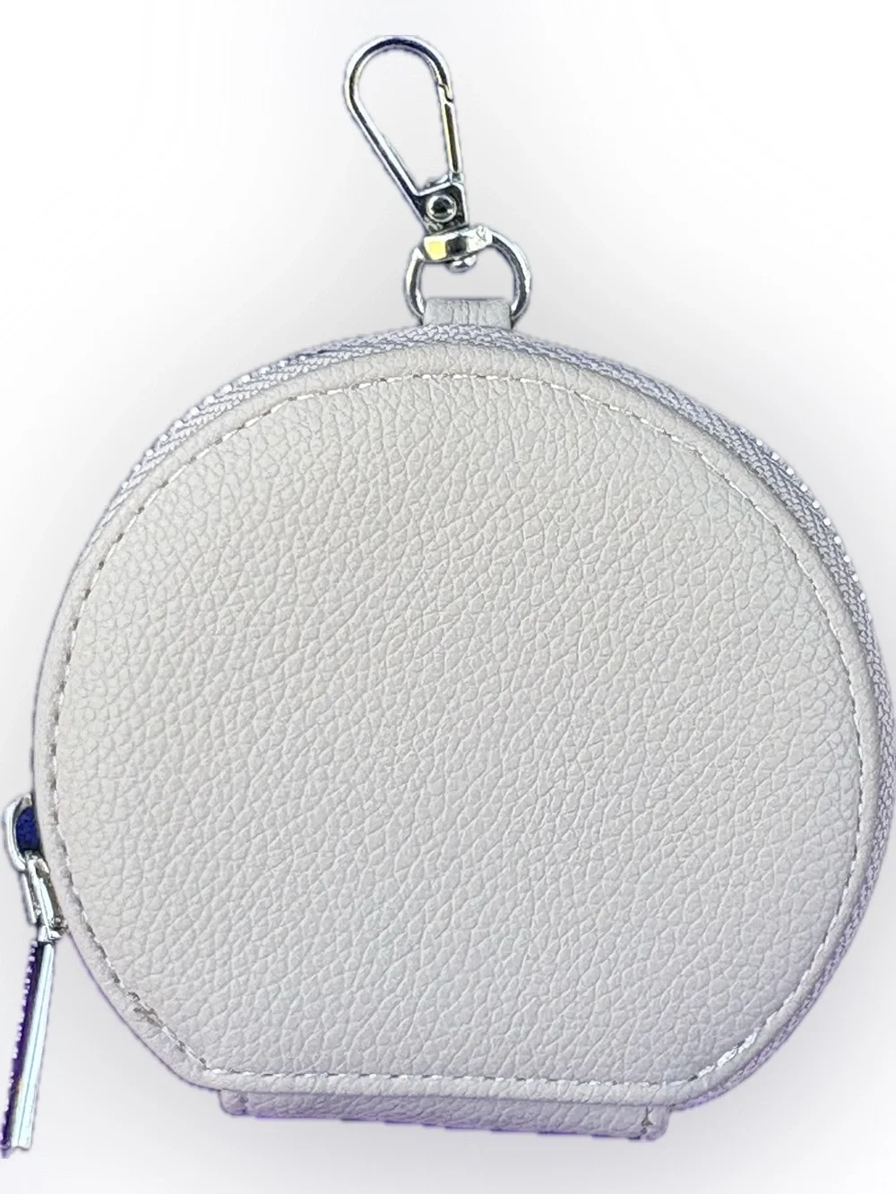 Montana West pebble-textured round coin purse or mini pouch